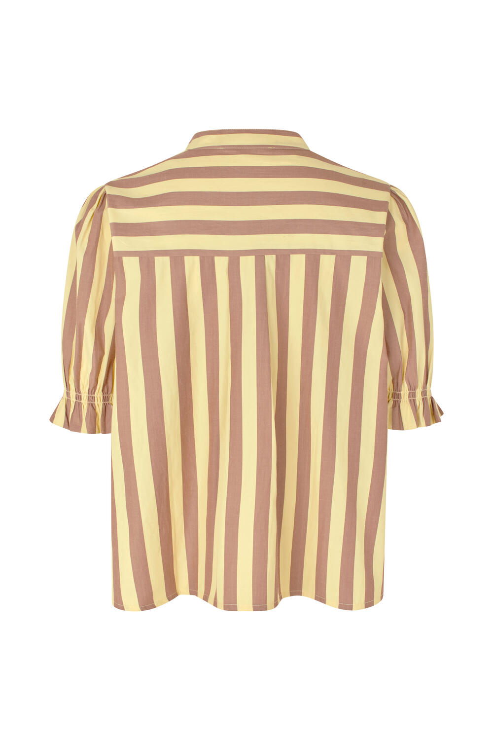 2512 Smocked Gathered bluse - Equestrian Sun